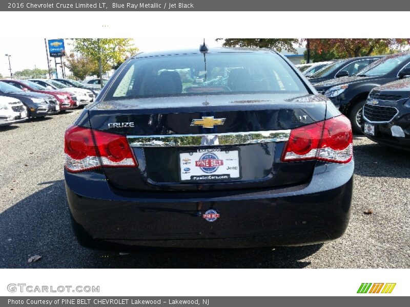 Blue Ray Metallic / Jet Black 2016 Chevrolet Cruze Limited LT
