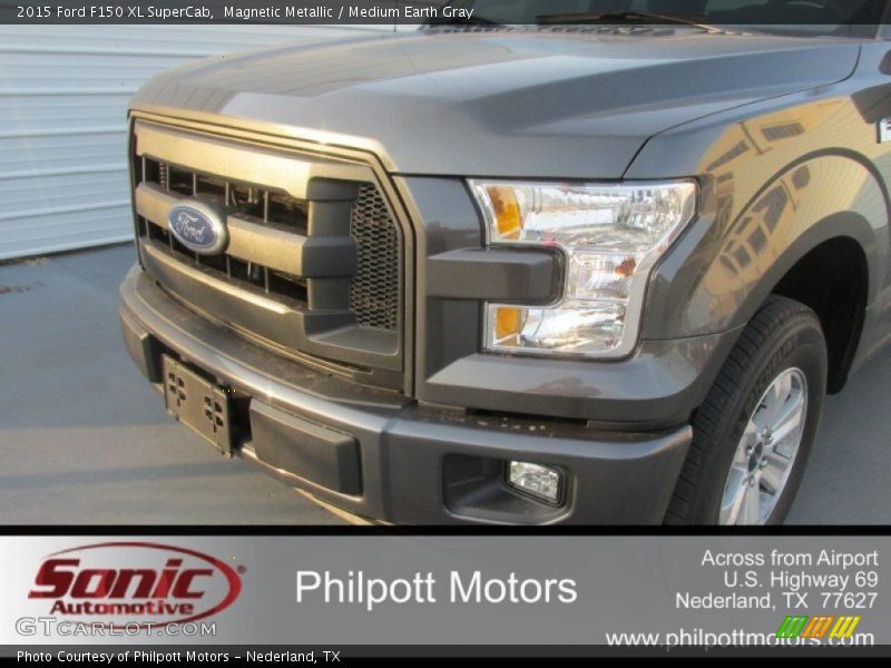 Magnetic Metallic / Medium Earth Gray 2015 Ford F150 XL SuperCab