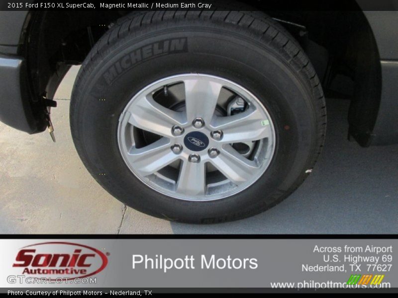 Magnetic Metallic / Medium Earth Gray 2015 Ford F150 XL SuperCab