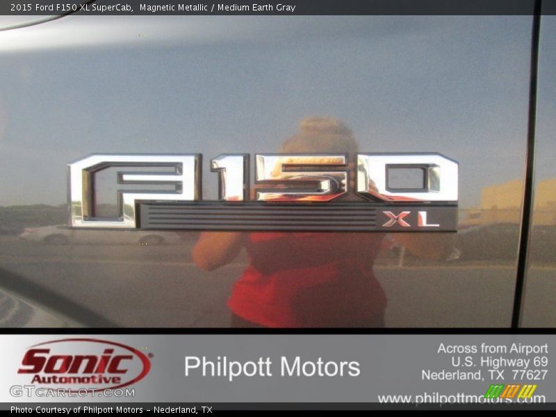 Magnetic Metallic / Medium Earth Gray 2015 Ford F150 XL SuperCab