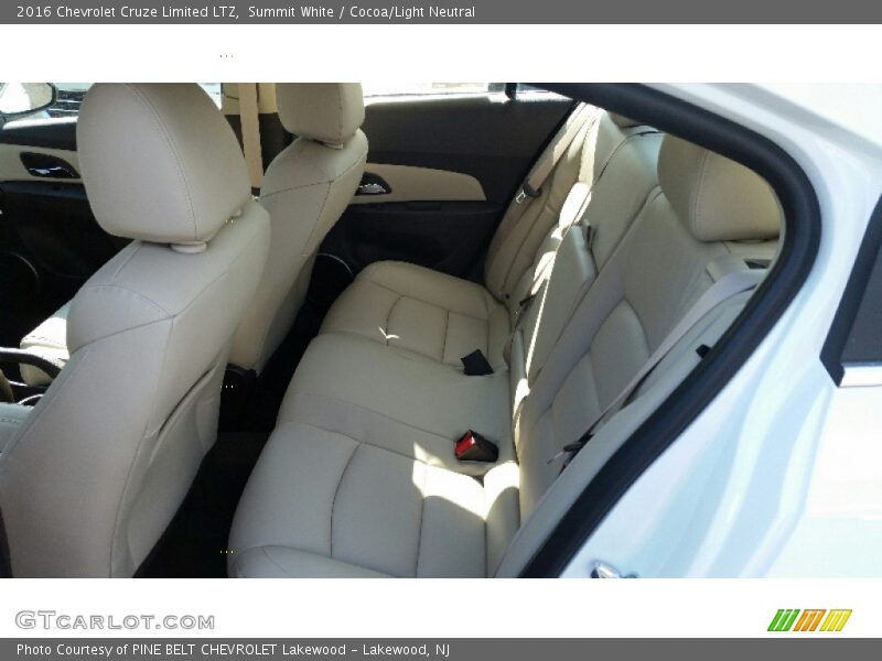 Summit White / Cocoa/Light Neutral 2016 Chevrolet Cruze Limited LTZ