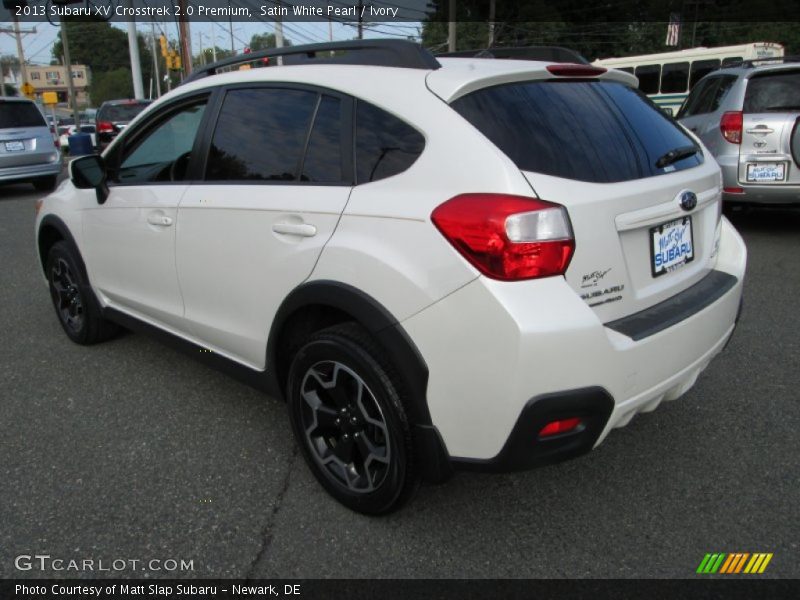 Satin White Pearl / Ivory 2013 Subaru XV Crosstrek 2.0 Premium