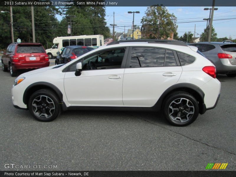 Satin White Pearl / Ivory 2013 Subaru XV Crosstrek 2.0 Premium