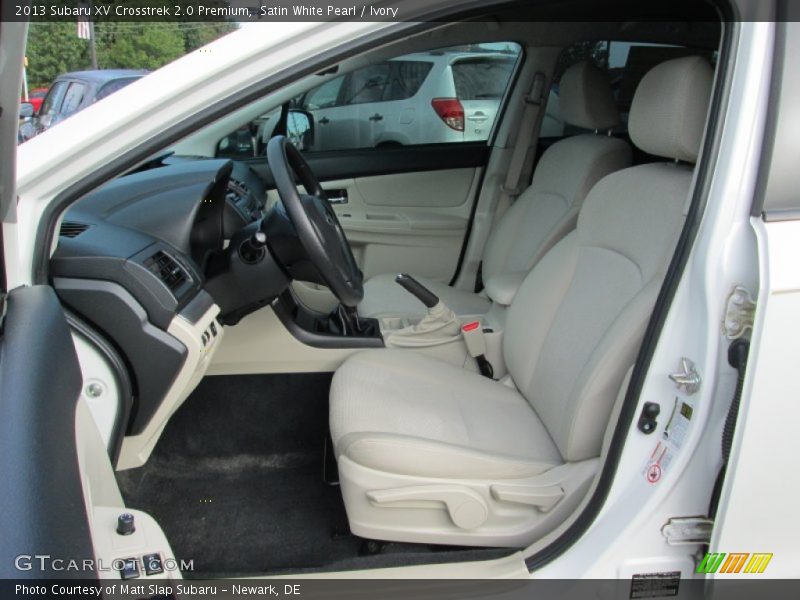 Satin White Pearl / Ivory 2013 Subaru XV Crosstrek 2.0 Premium