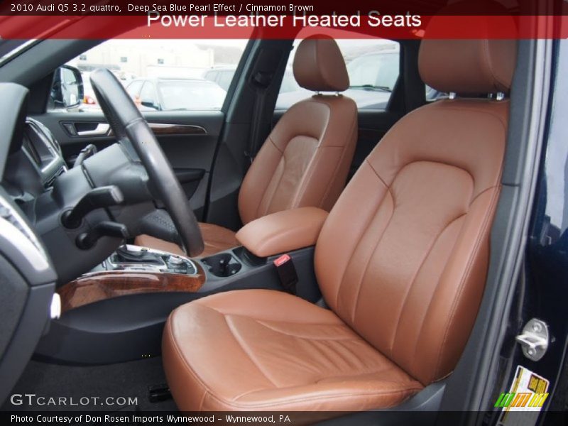 Deep Sea Blue Pearl Effect / Cinnamon Brown 2010 Audi Q5 3.2 quattro