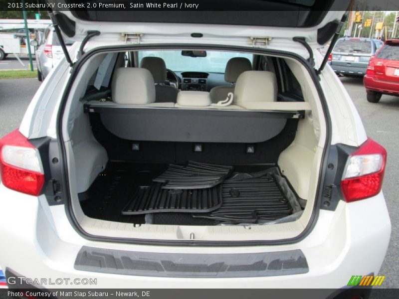 Satin White Pearl / Ivory 2013 Subaru XV Crosstrek 2.0 Premium