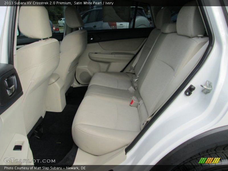 Satin White Pearl / Ivory 2013 Subaru XV Crosstrek 2.0 Premium