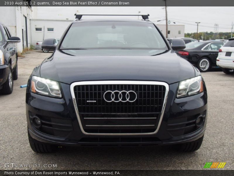 Deep Sea Blue Pearl Effect / Cinnamon Brown 2010 Audi Q5 3.2 quattro