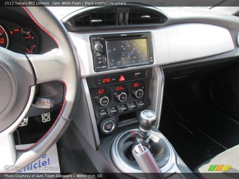 Satin White Pearl / Black Leather/Alcantara 2013 Subaru BRZ Limited