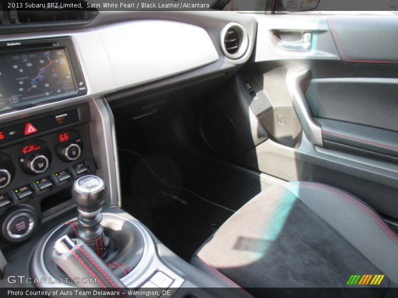 Satin White Pearl / Black Leather/Alcantara 2013 Subaru BRZ Limited
