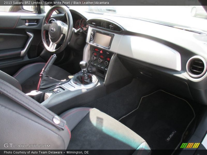 Satin White Pearl / Black Leather/Alcantara 2013 Subaru BRZ Limited