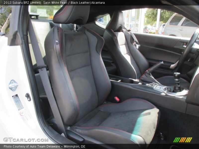 Satin White Pearl / Black Leather/Alcantara 2013 Subaru BRZ Limited