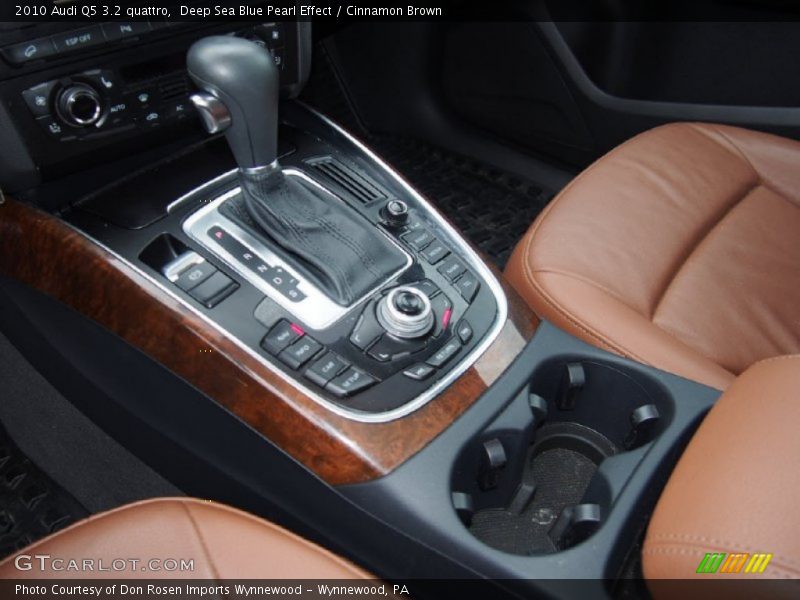 Deep Sea Blue Pearl Effect / Cinnamon Brown 2010 Audi Q5 3.2 quattro