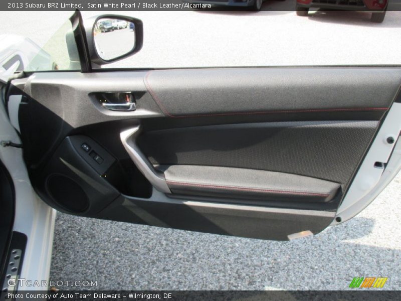 Satin White Pearl / Black Leather/Alcantara 2013 Subaru BRZ Limited