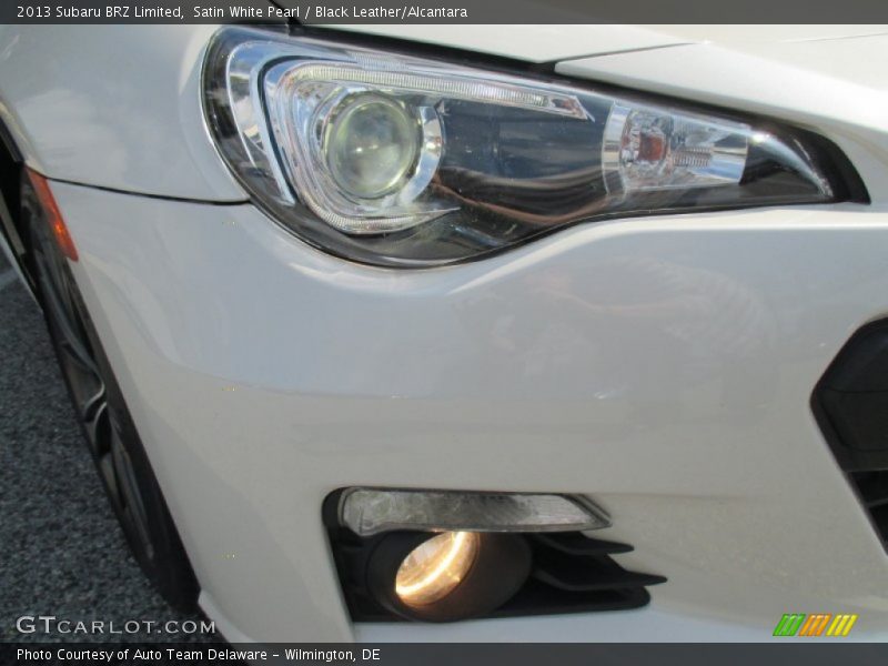 Satin White Pearl / Black Leather/Alcantara 2013 Subaru BRZ Limited