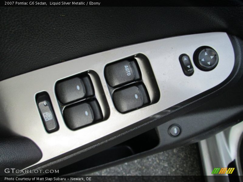 Liquid Silver Metallic / Ebony 2007 Pontiac G6 Sedan