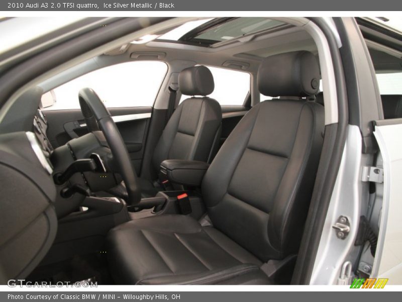 Ice Silver Metallic / Black 2010 Audi A3 2.0 TFSI quattro