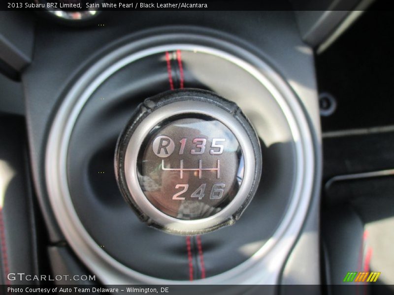 Satin White Pearl / Black Leather/Alcantara 2013 Subaru BRZ Limited