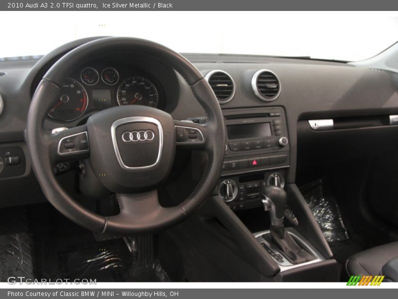 Ice Silver Metallic / Black 2010 Audi A3 2.0 TFSI quattro