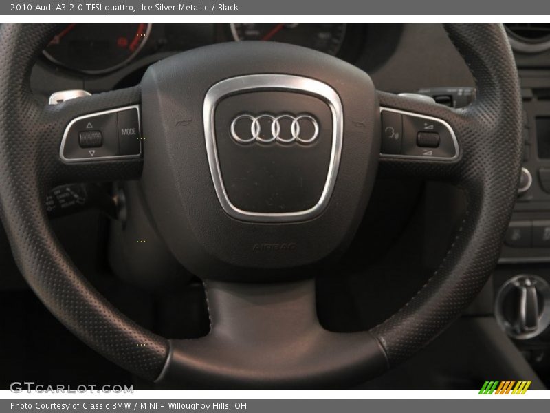 Ice Silver Metallic / Black 2010 Audi A3 2.0 TFSI quattro