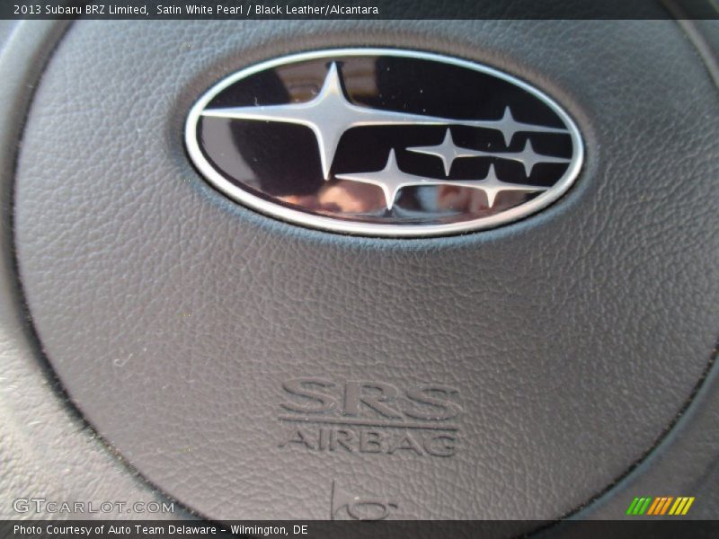 Satin White Pearl / Black Leather/Alcantara 2013 Subaru BRZ Limited