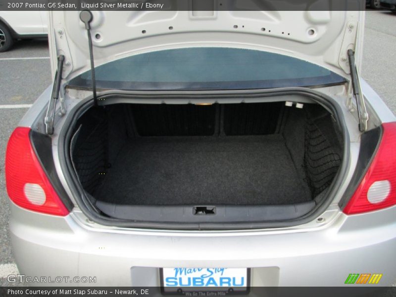 Liquid Silver Metallic / Ebony 2007 Pontiac G6 Sedan