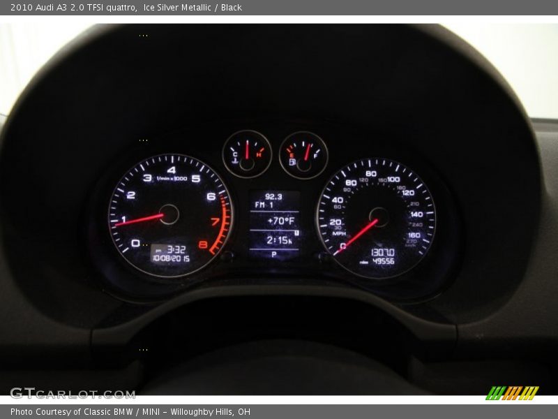 Ice Silver Metallic / Black 2010 Audi A3 2.0 TFSI quattro