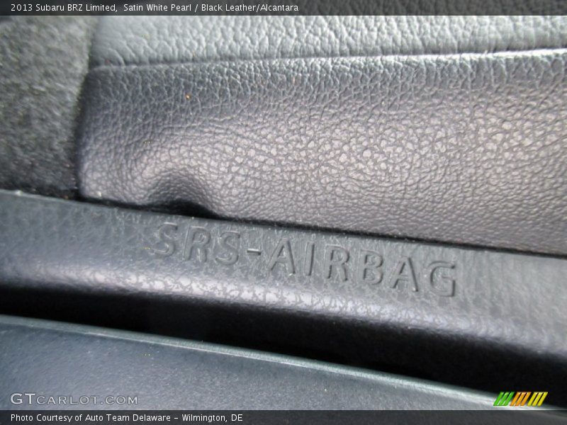 Satin White Pearl / Black Leather/Alcantara 2013 Subaru BRZ Limited