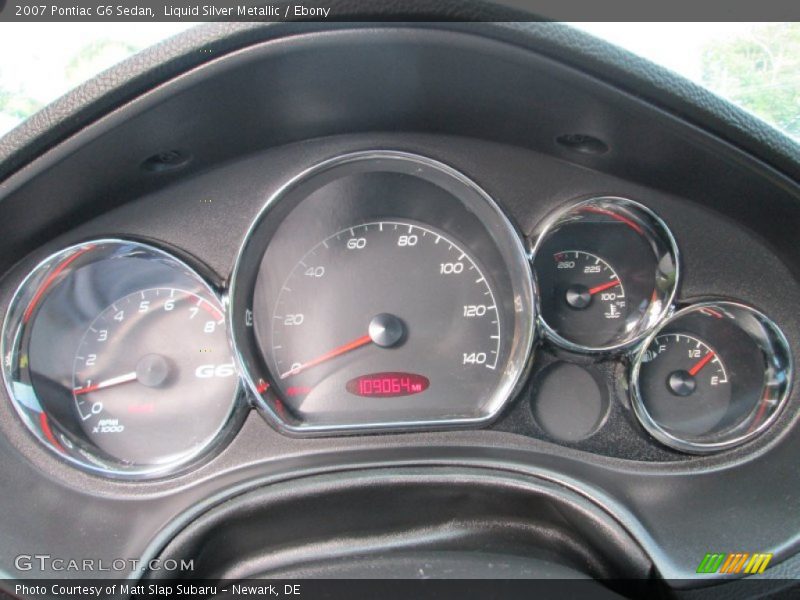 Liquid Silver Metallic / Ebony 2007 Pontiac G6 Sedan