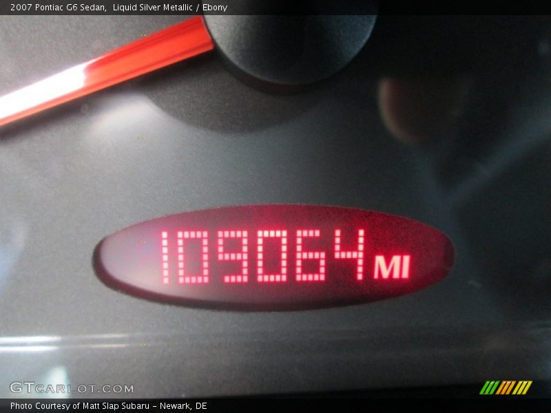 Liquid Silver Metallic / Ebony 2007 Pontiac G6 Sedan