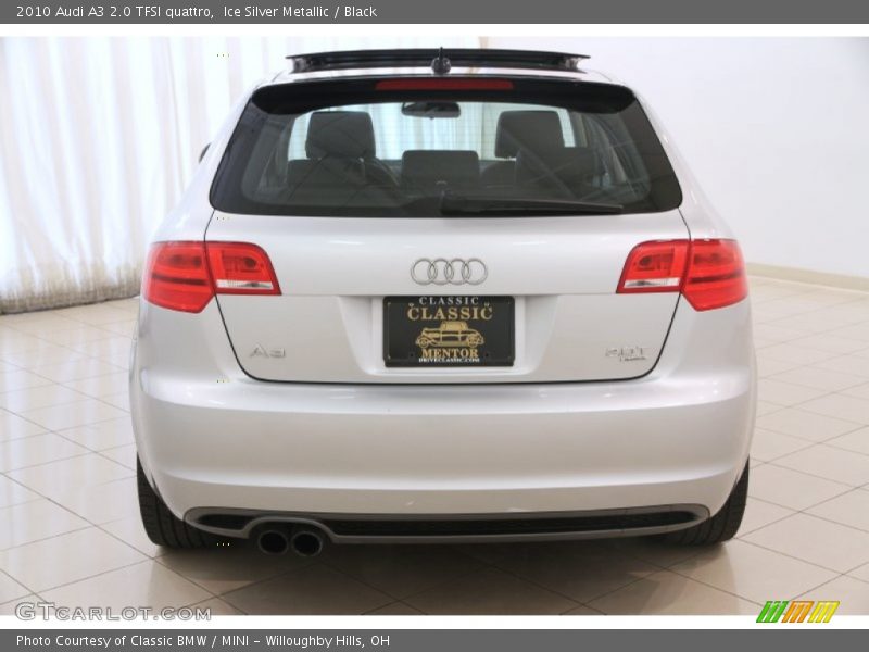 Ice Silver Metallic / Black 2010 Audi A3 2.0 TFSI quattro