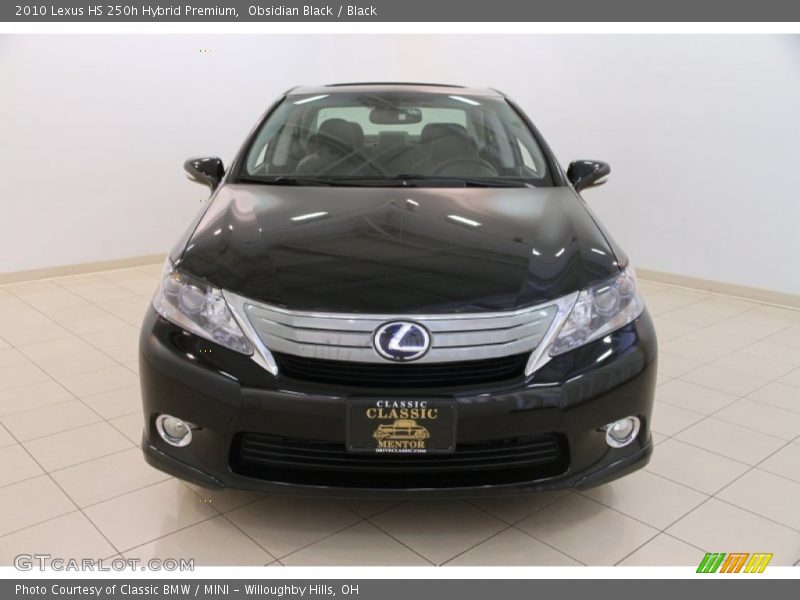Obsidian Black / Black 2010 Lexus HS 250h Hybrid Premium