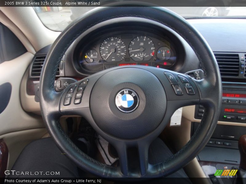 Alpine White / Sand 2005 BMW 3 Series 325i Coupe