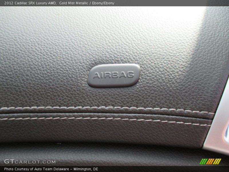 Gold Mist Metallic / Ebony/Ebony 2012 Cadillac SRX Luxury AWD