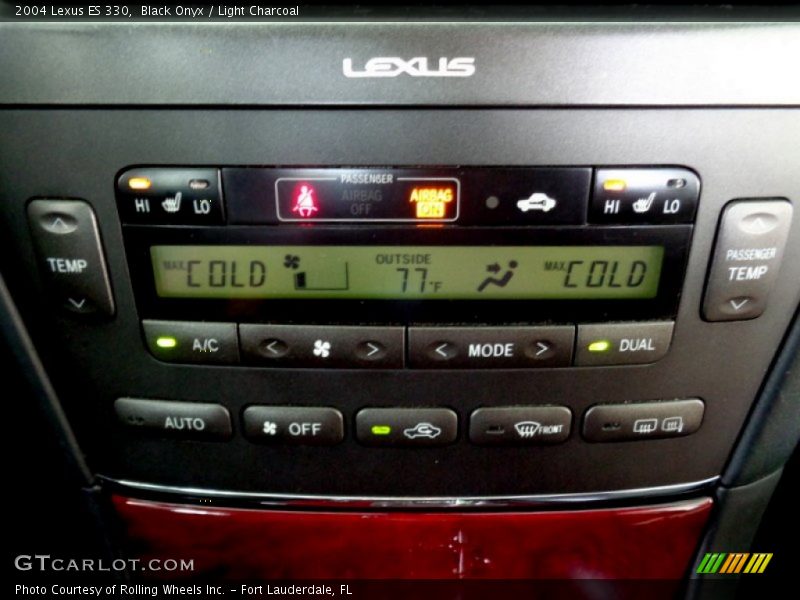 Black Onyx / Light Charcoal 2004 Lexus ES 330