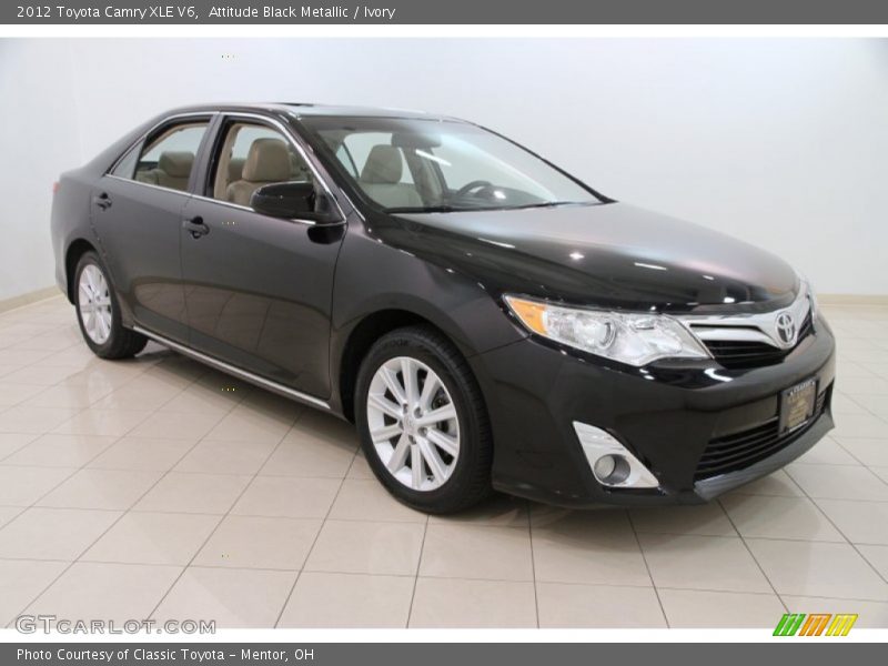 Attitude Black Metallic / Ivory 2012 Toyota Camry XLE V6