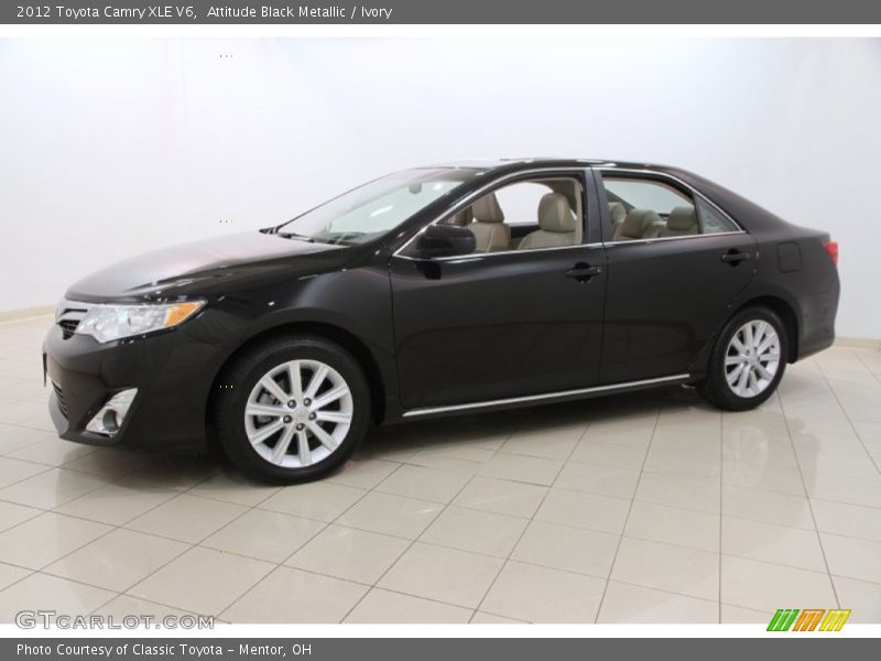 Attitude Black Metallic / Ivory 2012 Toyota Camry XLE V6