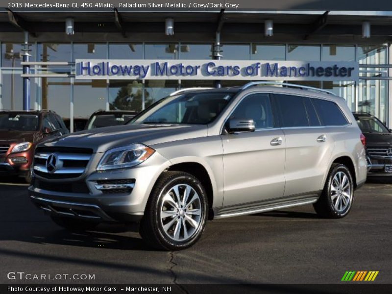 Palladium Silver Metallic / Grey/Dark Grey 2015 Mercedes-Benz GL 450 4Matic