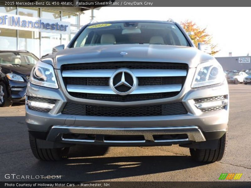 Palladium Silver Metallic / Grey/Dark Grey 2015 Mercedes-Benz GL 450 4Matic
