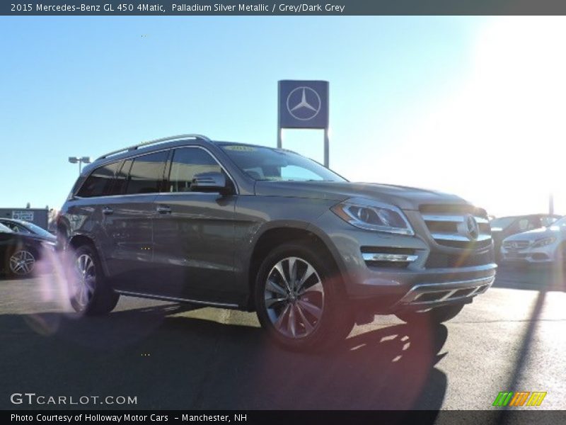 Palladium Silver Metallic / Grey/Dark Grey 2015 Mercedes-Benz GL 450 4Matic