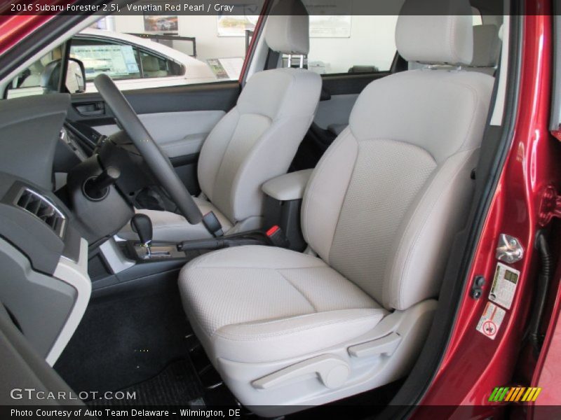Venetian Red Pearl / Gray 2016 Subaru Forester 2.5i