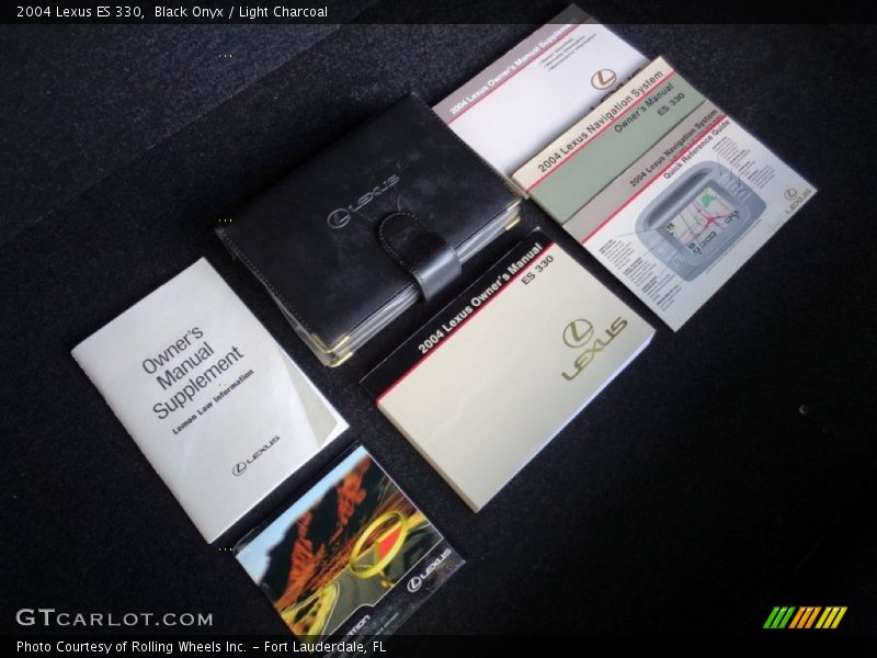 Black Onyx / Light Charcoal 2004 Lexus ES 330