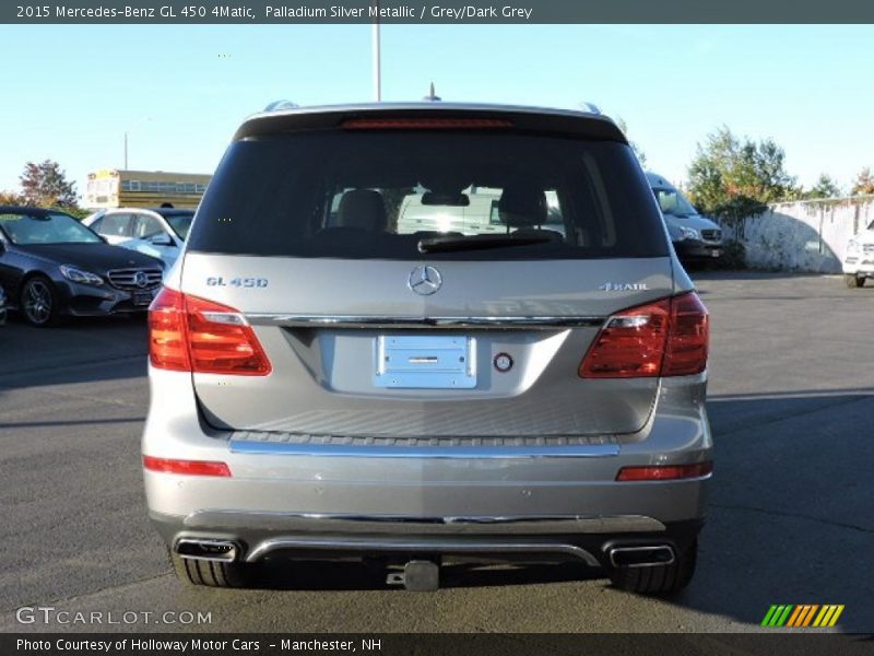 Palladium Silver Metallic / Grey/Dark Grey 2015 Mercedes-Benz GL 450 4Matic