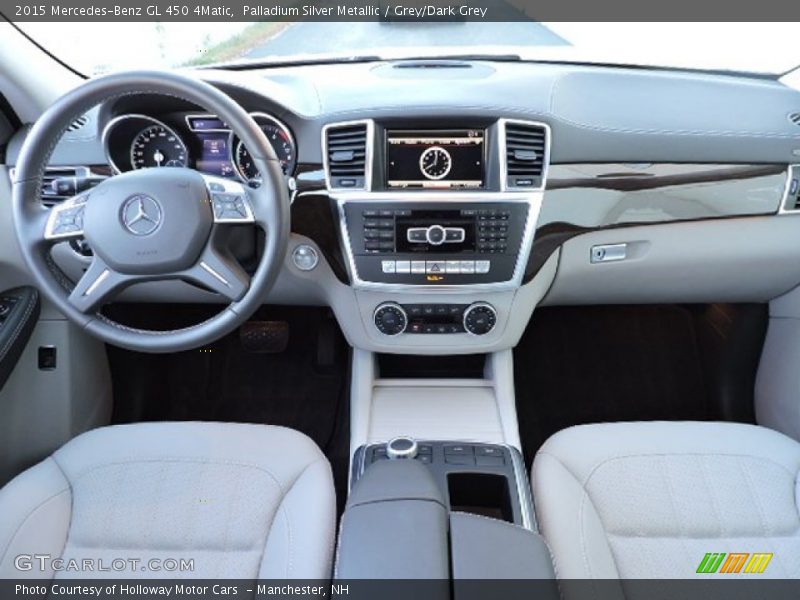 Palladium Silver Metallic / Grey/Dark Grey 2015 Mercedes-Benz GL 450 4Matic