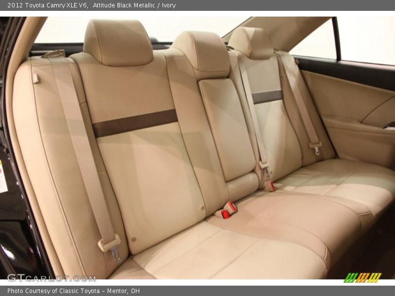Attitude Black Metallic / Ivory 2012 Toyota Camry XLE V6