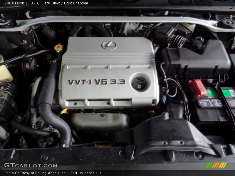 Black Onyx / Light Charcoal 2004 Lexus ES 330