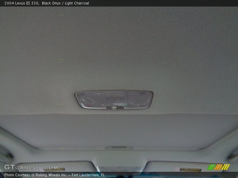 Black Onyx / Light Charcoal 2004 Lexus ES 330