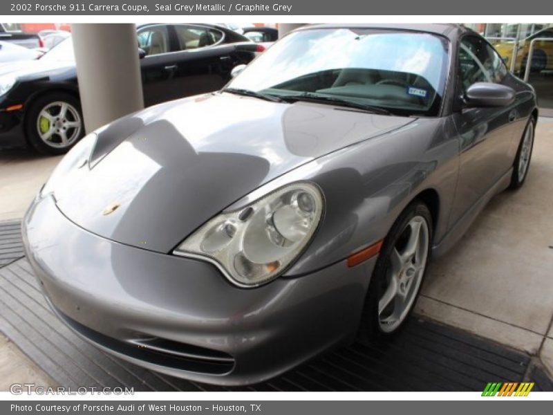Seal Grey Metallic / Graphite Grey 2002 Porsche 911 Carrera Coupe
