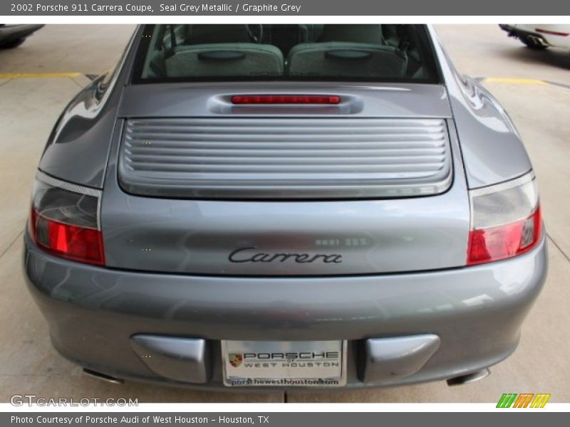 Seal Grey Metallic / Graphite Grey 2002 Porsche 911 Carrera Coupe