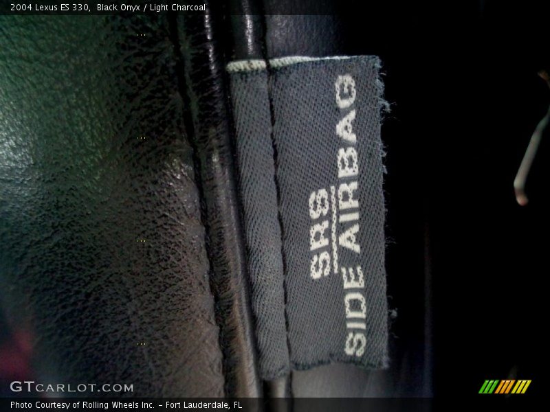 Black Onyx / Light Charcoal 2004 Lexus ES 330